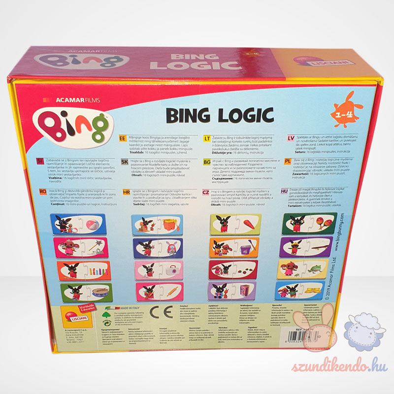 Bing Bing Baby logic 16 Mini puzzle 