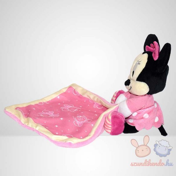 Mickey egér és barátai: Minnie bébi rózsaszín szundikendő, oldalról