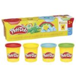 Play-Doh 4 tégelyes gyurma - klasszikus színek (piros, sárga, kék, zöld)