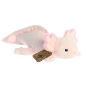 Rózsaszín plüss axolotl, 36 cm (Aurora, Eco Nation)