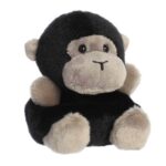 Gunga, a tenyérnyi, ülő plüss gorilla, 13 cm (Aurora, Palm Pals)