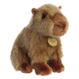 Élethű, ülő plüss capybara (vízidisznó), 23 cm (Aurora, Miyoni)