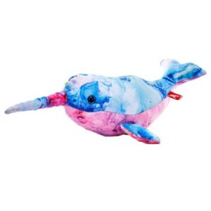 Atlantisz rejtélyei: Szivárványos narvál plüss bálna, 23 cm (Wild Republic)