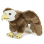 Élethű, fehér fejű rétisas plüss madár, 30 cm (Semo)
