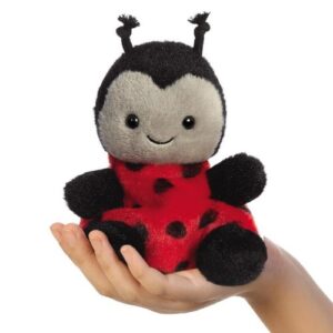 Lil Spots, a tenyérnyi, ülő plüss katicabogár, 13 cm (Aurora, Palm Pals)