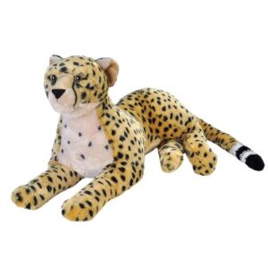 Élethű, óriás XXL méretű fekvő plüss gepárd, 76 cm (Wild Republic)
