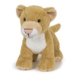 Élethű, álló plüss lány oroszlán kölyök, 33 cm (Semo, Softkids)