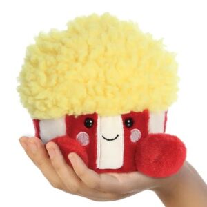 Butters, a tenyérnyi ülő plüss popcorn, 13 cm (Aurora, Palm Pals)