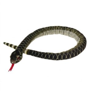 Élethű plüss csörgőkígyó csörgővel, 100 cm (Cornelissen)