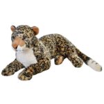 Élethű, óriás XXL méretű fekvő plüss leopárd, 76 cm (Wild Republic)
