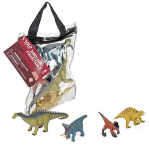 Műanyag dinoszaurusz figurák, 4 db-os játék szett, 2. kollekció (Wild Republic)
