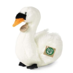 Élethű plüss hattyú, 20 cm (Rappa)