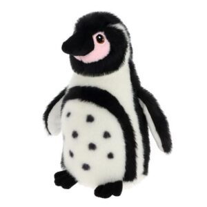 Élethű, álló plüss Humboldt-pingvin, 20 cm (Keel Toys, Keeleco)