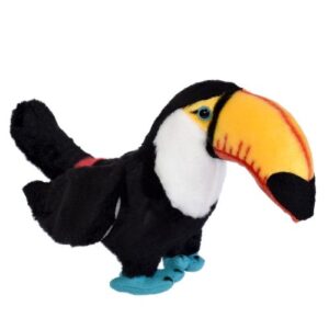 Plüss tukán madár, 30 cm (SE018464)