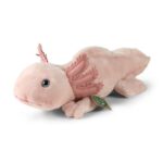 Élethű, rózsaszín plüss axolotl, 33 cm (Rappa)