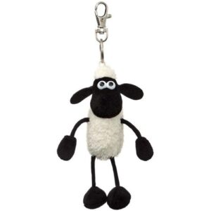 Shaun, a bárány: Shaun plüss kulcstartó, 14 cm (Aurora)