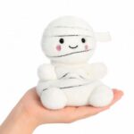 Brendan, a tenyérnyi ülő halloweeni plüss múmia, 13 cm (Aurora, Palm Pals)