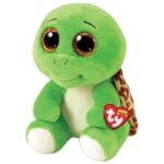Turbo, a zöld plüss teknős, 15 cm (TY Beanie Boos)