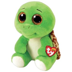 Turbo, a zöld plüss teknős, 15 cm (TY Beanie Boos)