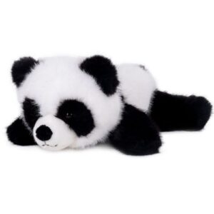 Fekvő, puha plüss panda, 25 cm (Semo, Fluffies)