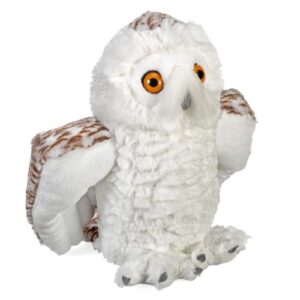 Barna-fehér plüss hóbagoly, 30 cm (Wild Republic, Cuddlekins)