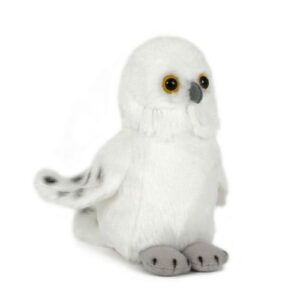 Élethű plüss hóbagoly, 13 cm (Semo, Softminis)